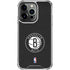 NBA Brooklyn Nets Distressed iPhone 15 Pro Clear Case